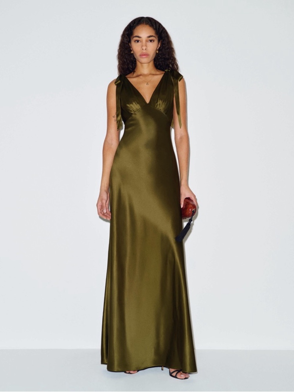 Reformation Pernille Silk Dress